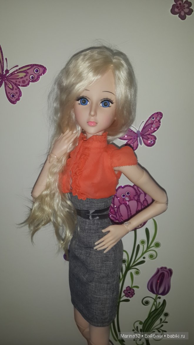 Очередное швейное безобразие)) кукла "Звезда подиума" (фото 2)