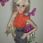 Очередное швейное безобразие)) кукла "Звезда подиума"