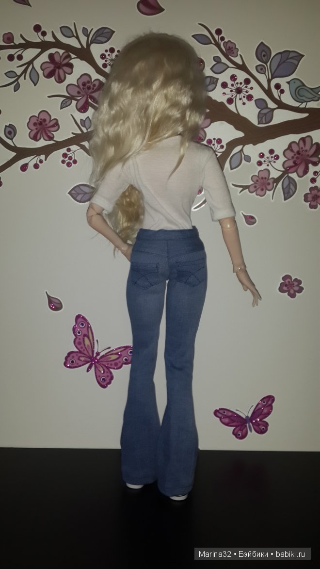 Вещь с историей: джинсы клёш. ("Звезда подиума" 60 см.)