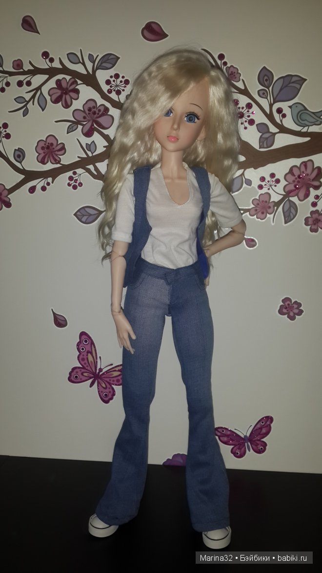 Вещь с историей: джинсы клёш. ("Звезда подиума" 60 см.) (фото 10)