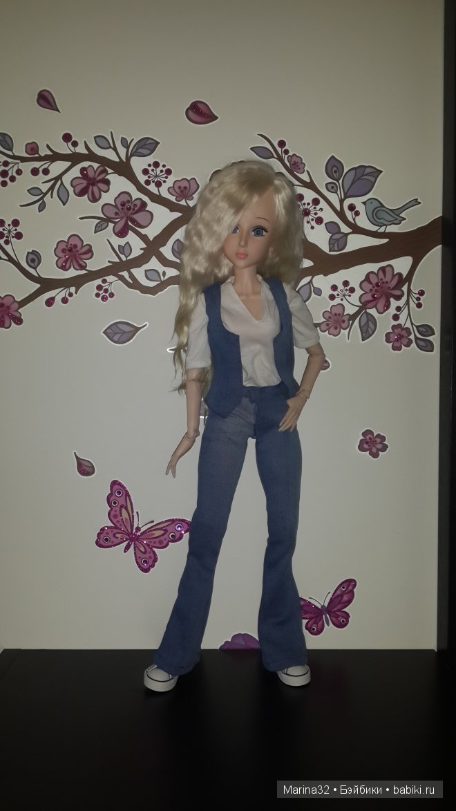 Вещь с историей: джинсы клёш. ("Звезда подиума" 60 см.) (фото 8)