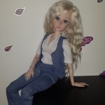 Вещь с историей: джинсы клёш. ("Звезда подиума" 60 см.)