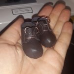 Ботинки для куклы кустарным способом. Yo-SD