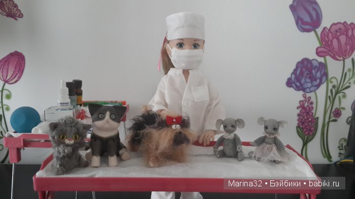 Аня-ветеринар. По следам конкурса "Кукла и питомец"