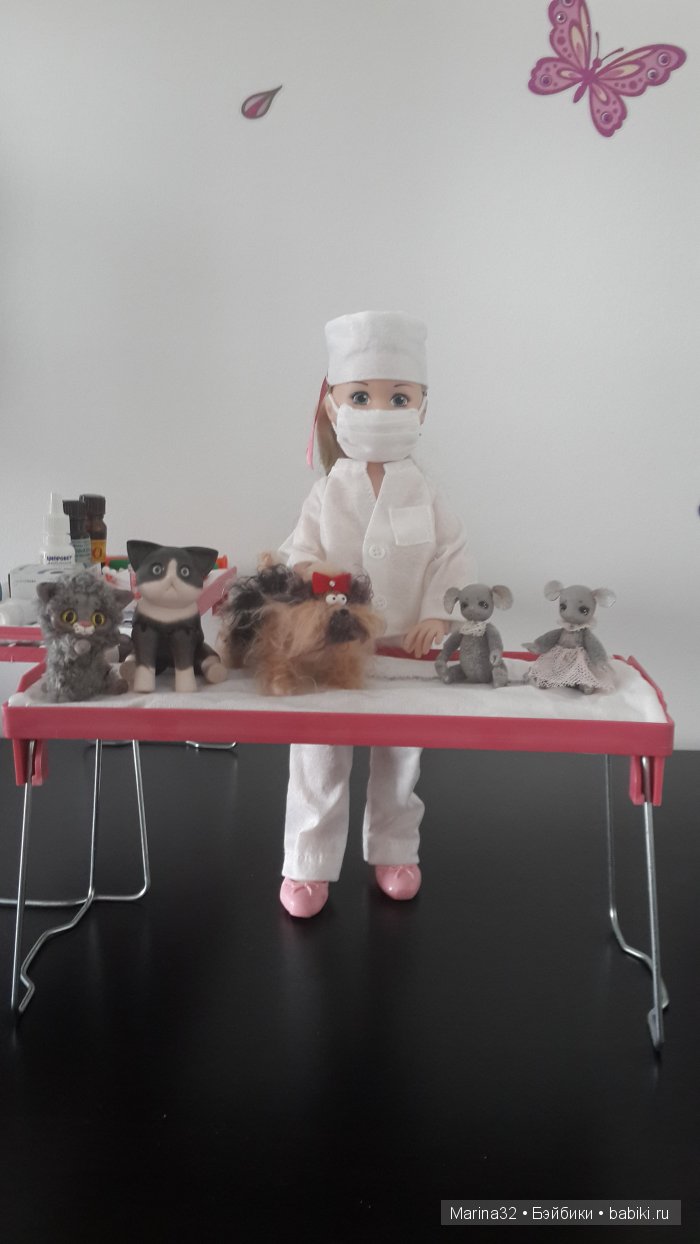 Аня-ветеринар. По следам конкурса "Кукла и питомец"