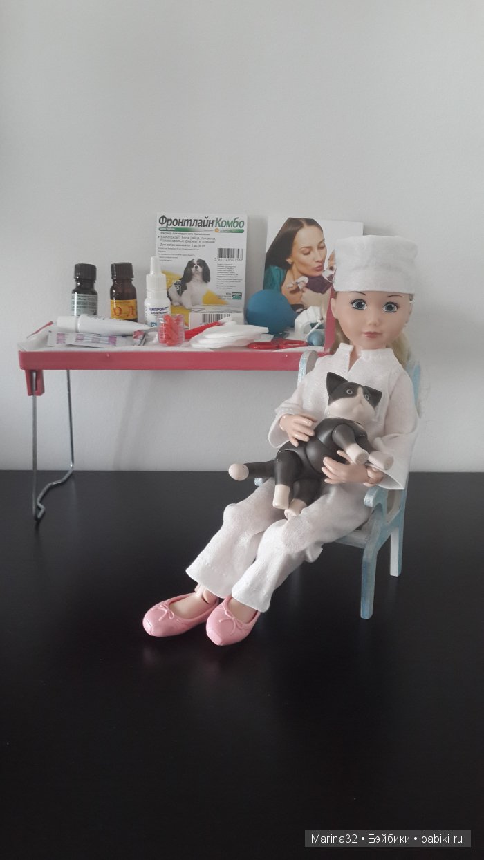 Аня-ветеринар. По следам конкурса "Кукла и питомец"