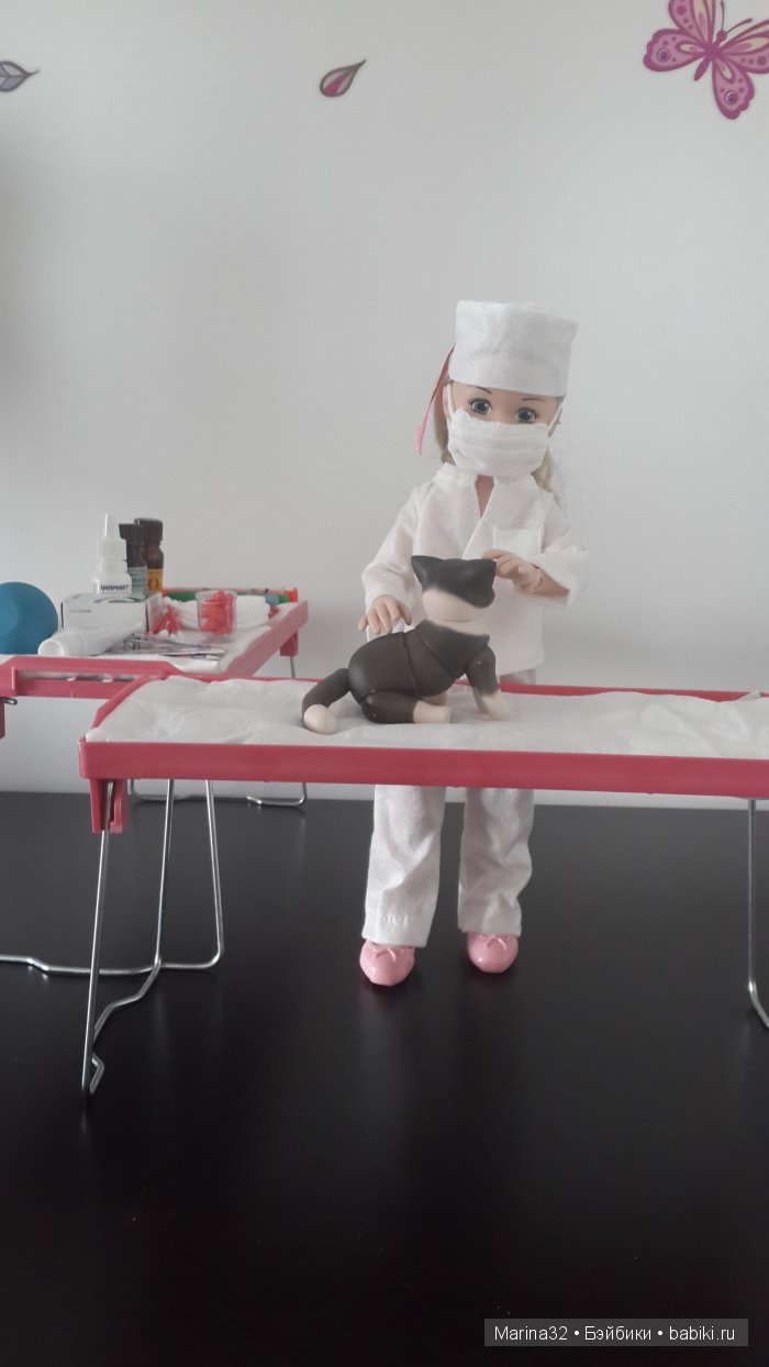 Аня-ветеринар. По следам конкурса "Кукла и питомец"