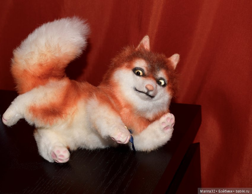 Сибирская хаски Лойт — Домашние фото авторских игрушек: Тедди (фото 8)