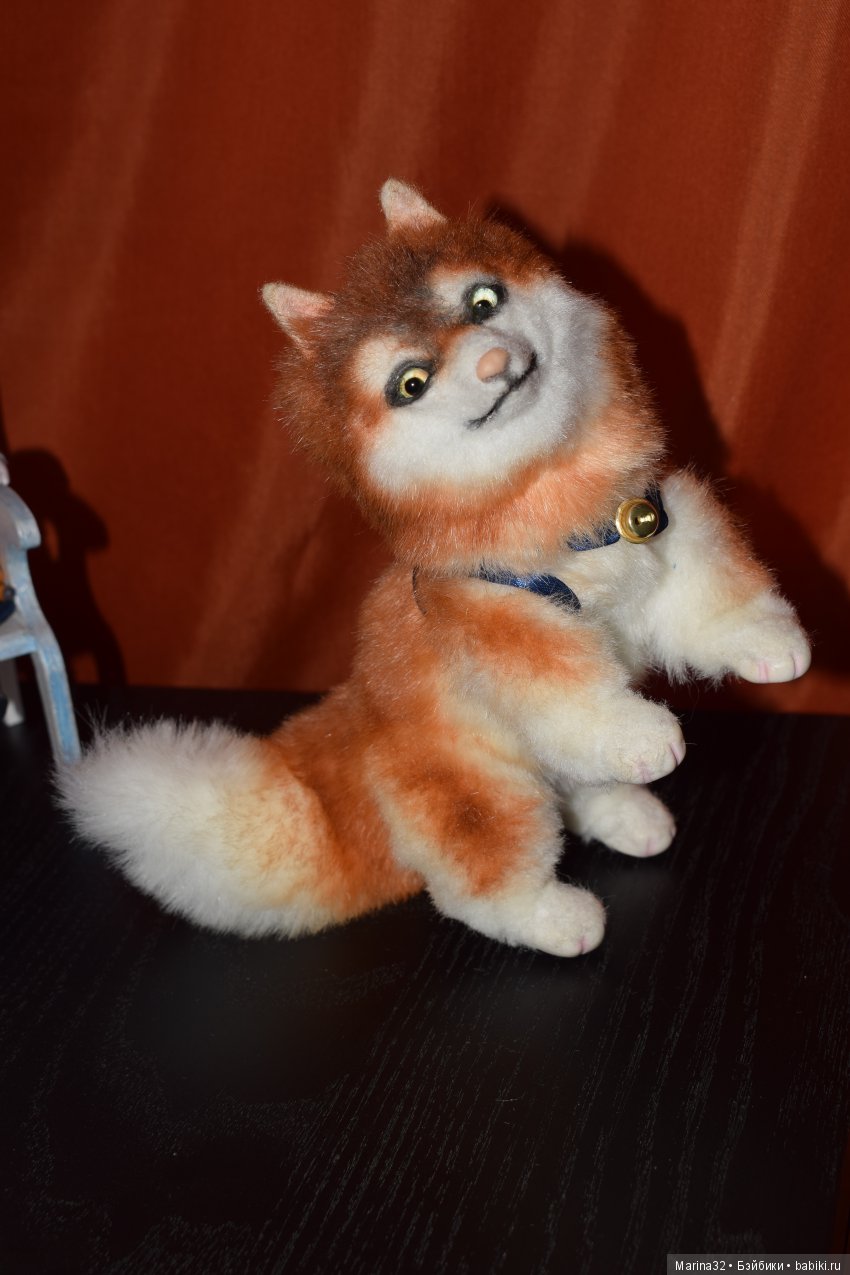 Сибирская хаски Лойт — Домашние фото авторских игрушек: Тедди (фото 6)