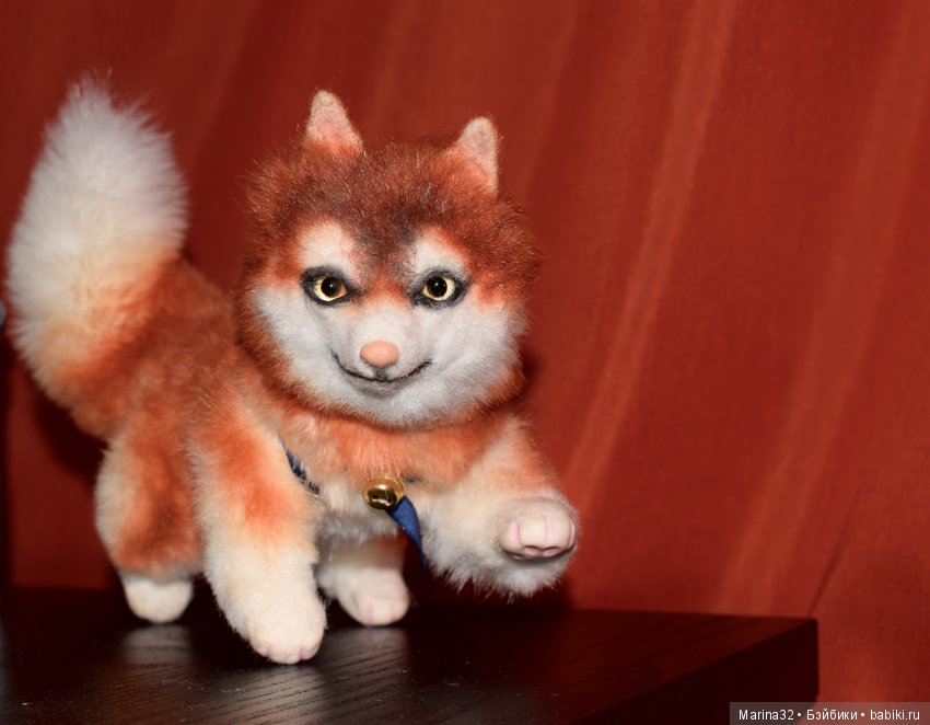 Сибирская хаски Лойт — Домашние фото авторских игрушек: Тедди (фото 9)