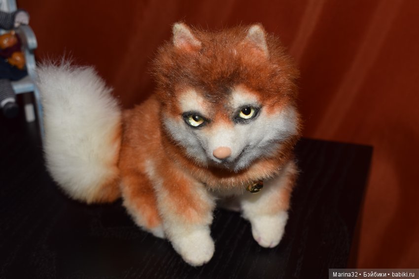 Сибирская хаски Лойт — Домашние фото авторских игрушек: Тедди (фото 4)