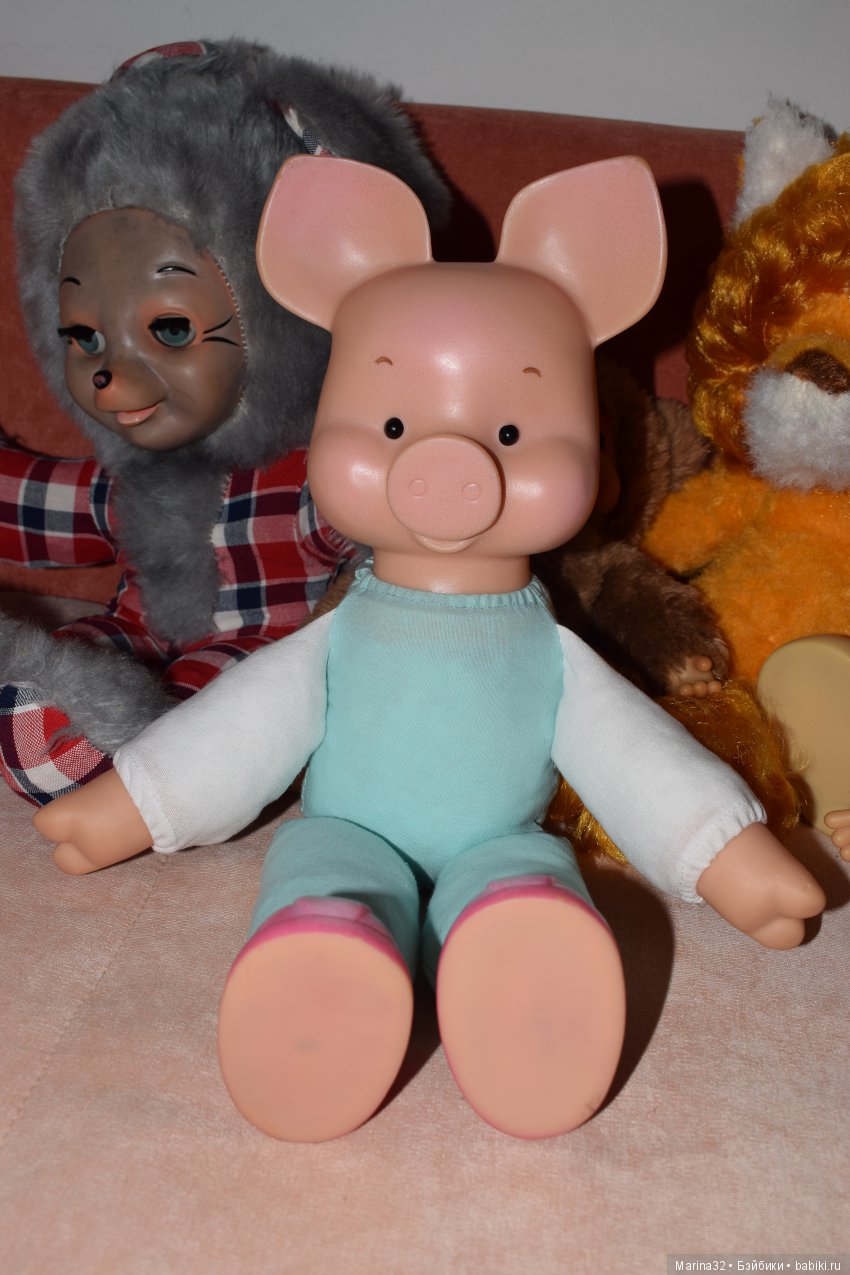 Обновленный поросёнок — Ремонт и реставрация кукол: тело (фото 10)