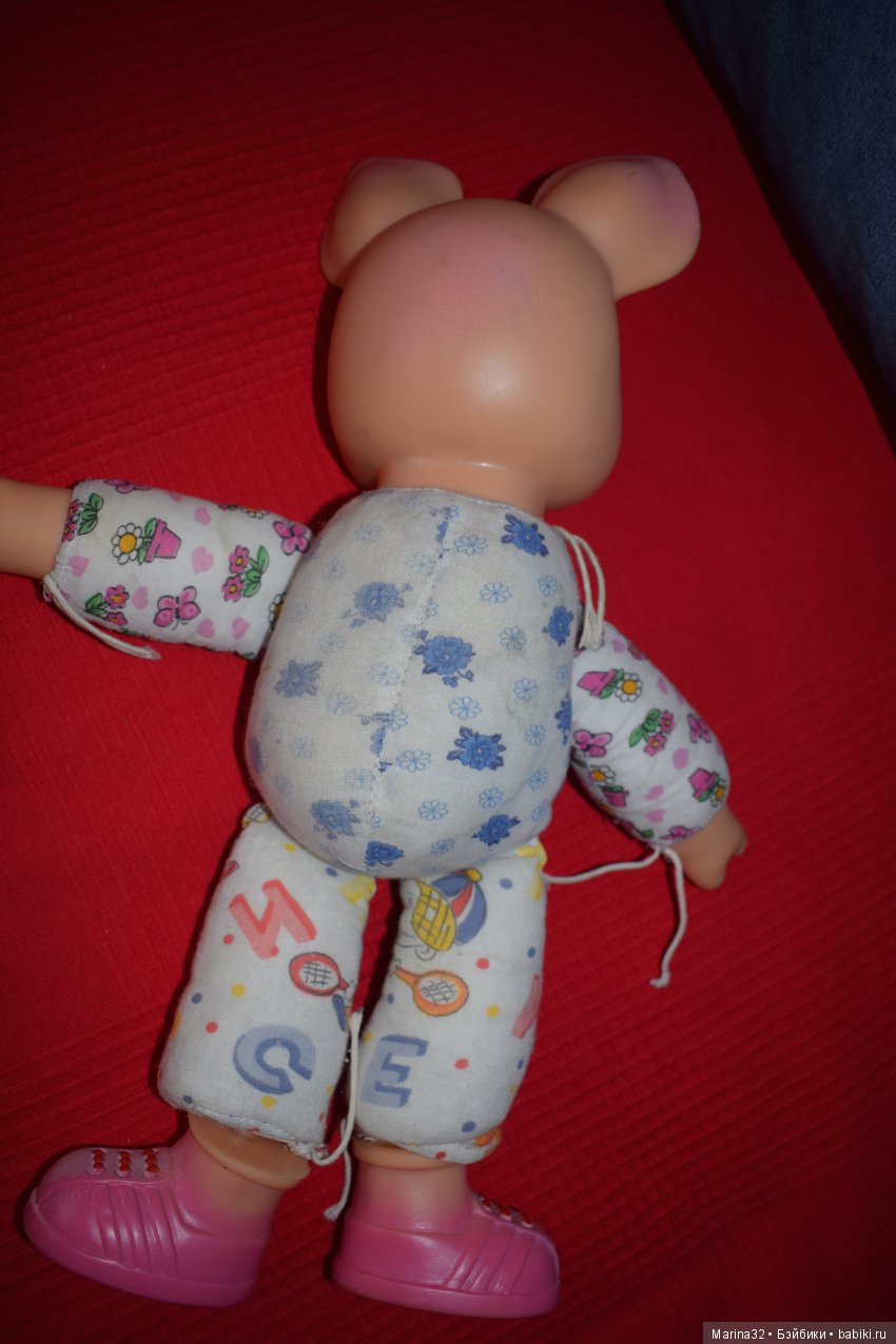 Обновленный поросёнок — Ремонт и реставрация кукол: тело (фото 3)