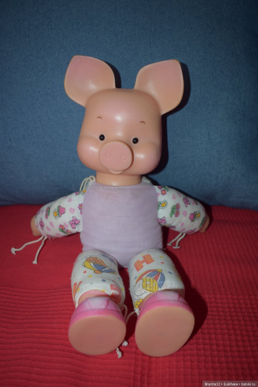 Обновленный поросёнок — Ремонт и реставрация кукол: тело