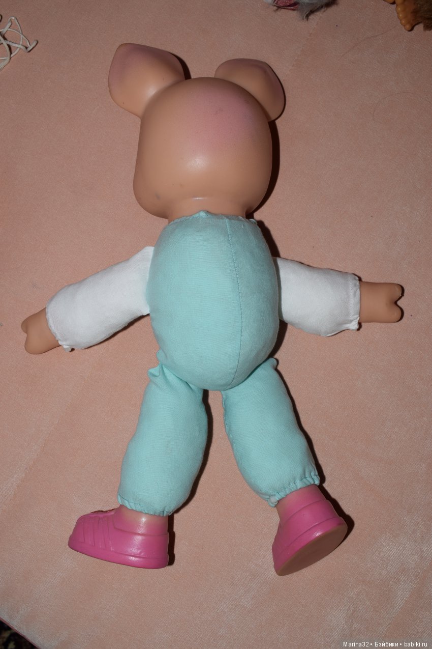 Обновленный поросёнок — Ремонт и реставрация кукол: тело (фото 9)