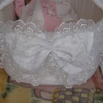 Белоснежная люлька-переноска.Сшита мною на заказ.