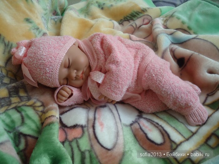 Вязаные авторские костюмчики-Розовые зефирки (фото 5)