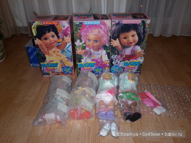 Долгожданное пополнение Galoob Baby Face dolls (фото 3)