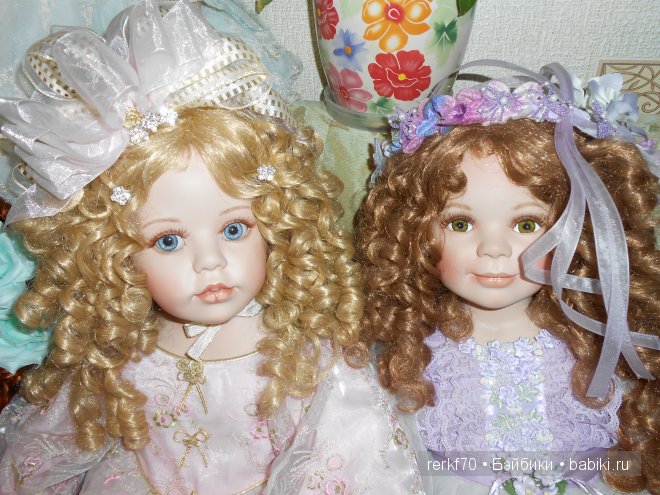 Моя небольшая коллекция фарфоровых кукол (фото 5)