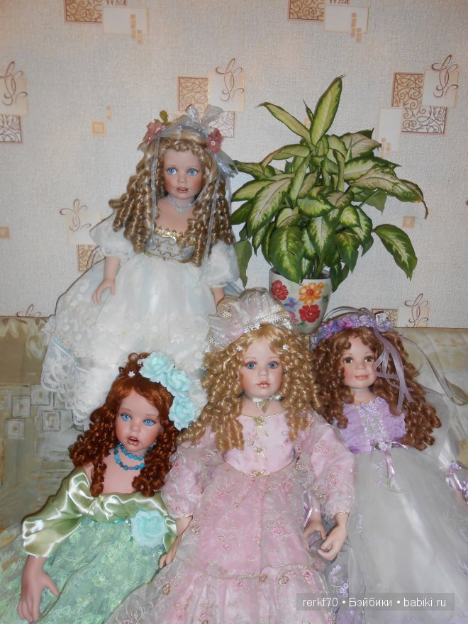 Моя небольшая коллекция фарфоровых кукол (фото 10)