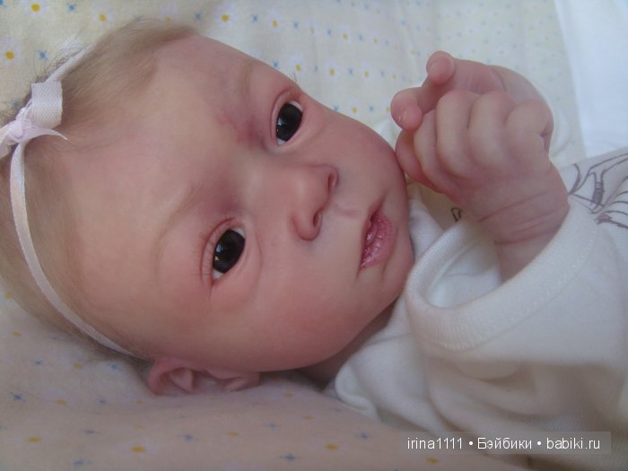 Моя зайка реборн Аделечка (фото 6)