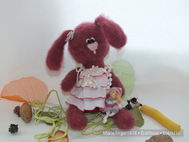 Тёплое чудо, авторская игрушка вязанная крючком (фото 2)
