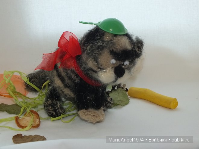 Тёплое чудо, авторская игрушка вязанная крючком (фото 3)