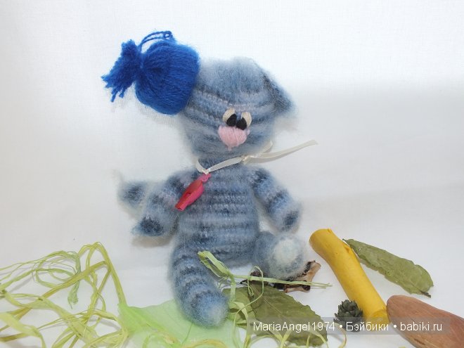 Тёплое чудо, авторская игрушка вязанная крючком (фото 5)