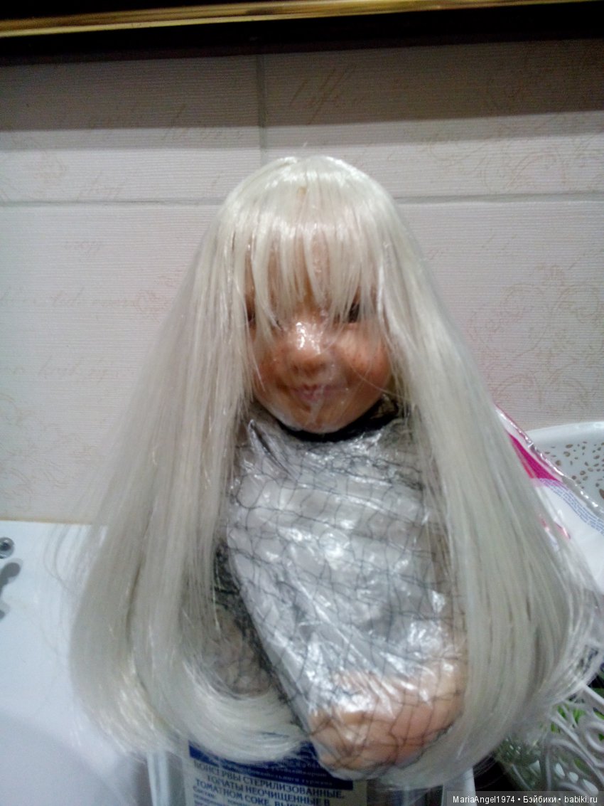 Я вернулась-3! Как я делала парик (фото 6)