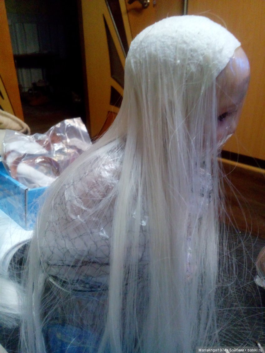 Я вернулась-3! Как я делала парик (фото 4)