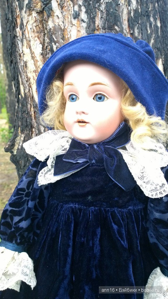 Антикварная кукла Kestner, сегодняшняя прогулка по лесу (фото 6)