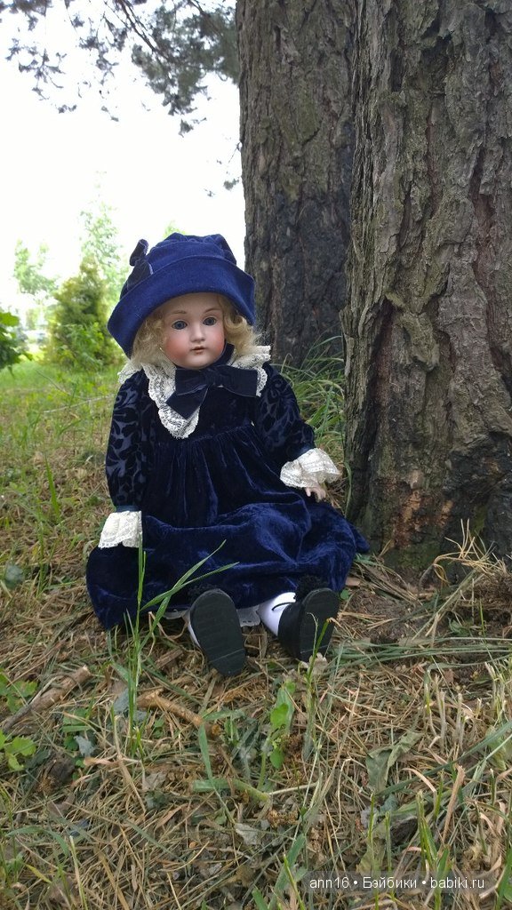 Антикварная кукла Kestner, сегодняшняя прогулка по лесу (фото 9)