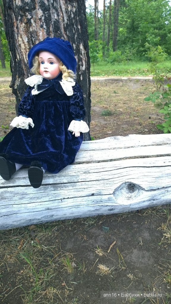Антикварная кукла Kestner, сегодняшняя прогулка по лесу (фото 8)