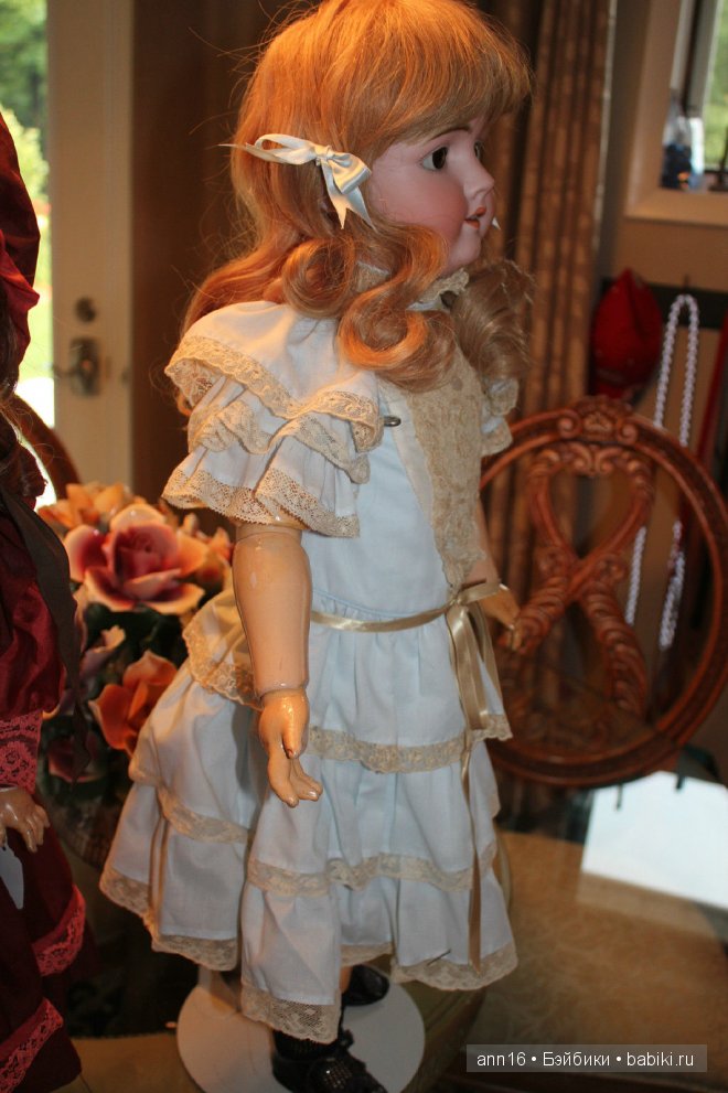 Моя новая куколка. Большая и красивая кукла 30" Kestner & Walkure | Бэйбики Моя новая куколка. Большая и красивая кукла 30" Kestner & Walkure (фото 9)