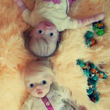 Силиконовая кукла ручной работы Анна