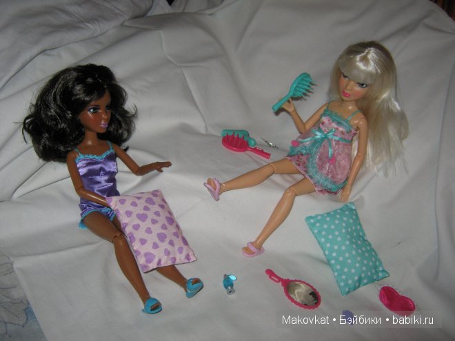 Пижамная вечеринка! Куклы Liv