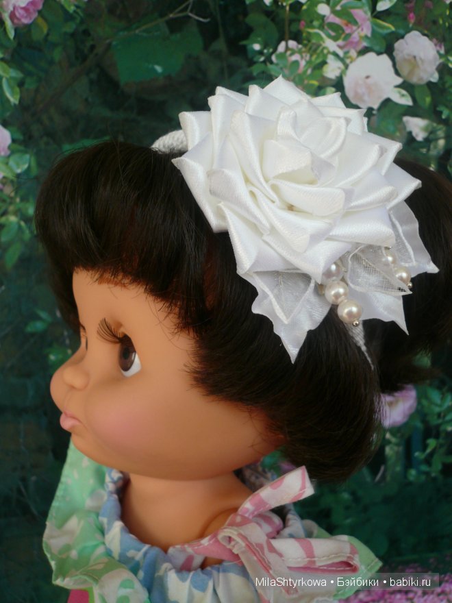 кукольные ободки,украшение для кукол,нарядные куклы,