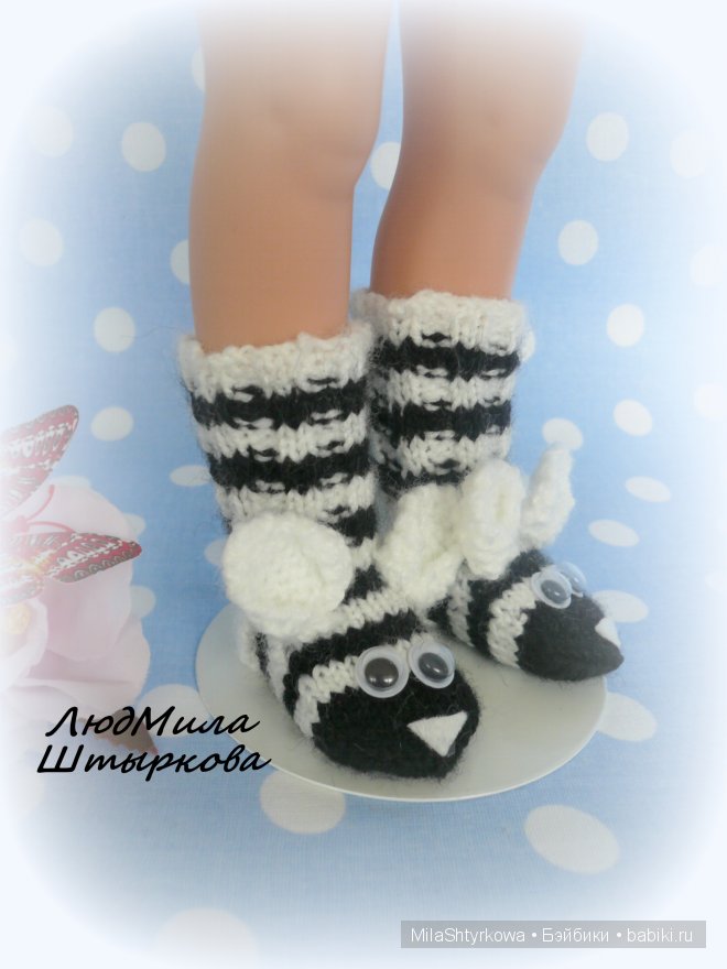 носки для кукол, носочки для кукол, носочки ручной работы, вязаные носочки для кукол
