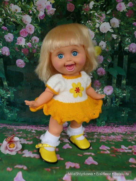 вязаная одежда для кукол.