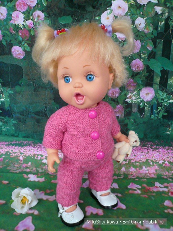 вязаная одежда для кукол.