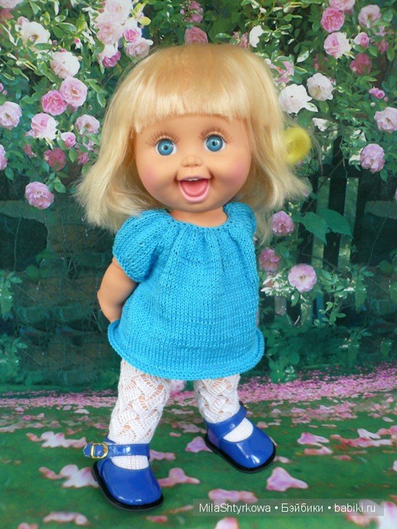 вязаная одежда для кукол.