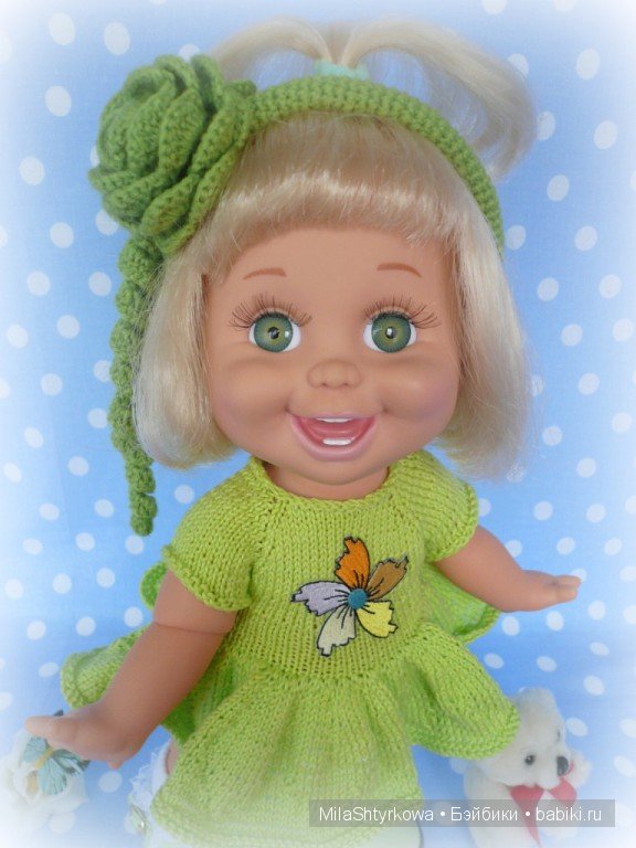 вязаная одежда для кукол.