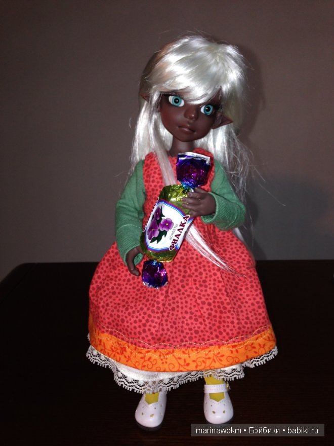 Сладкоежка Nutmeg Elf — Куклы Kaye Wiggs (Кайе Виггс): авторские BJD (БЖД) (фото 3)
