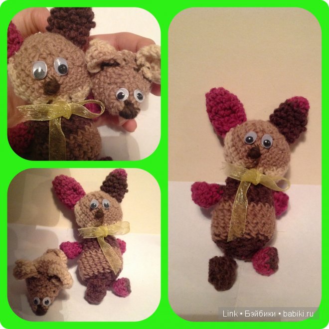 Амиг и Уруми. Моя первая работа. Вязание крючком (фото 2)