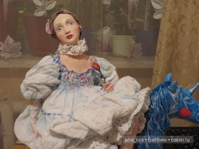 Погода была ужасная, принцесса была прекрасная... Авторская кукла (фото 10)