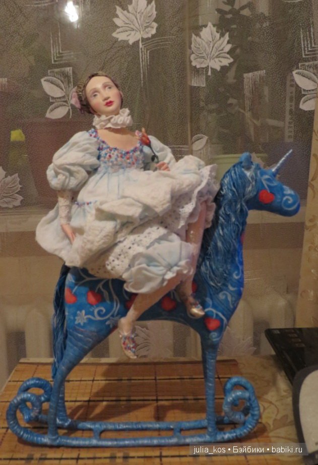 Погода была ужасная, принцесса была прекрасная... Авторская кукла