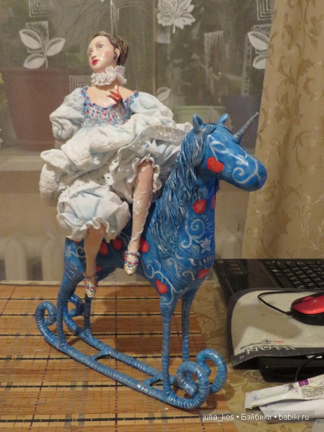 Погода была ужасная, принцесса была прекрасная... Авторская кукла (фото 3)