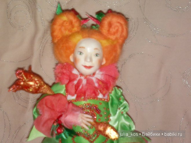 Мадмуазель Пион, авторская кукла