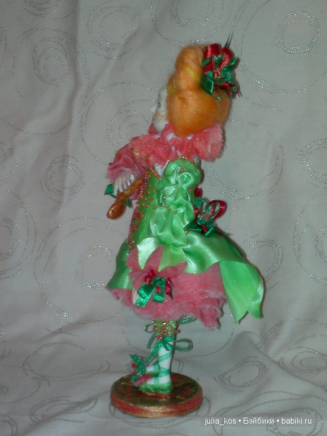 Мадмуазель Пион, авторская кукла (фото 4)