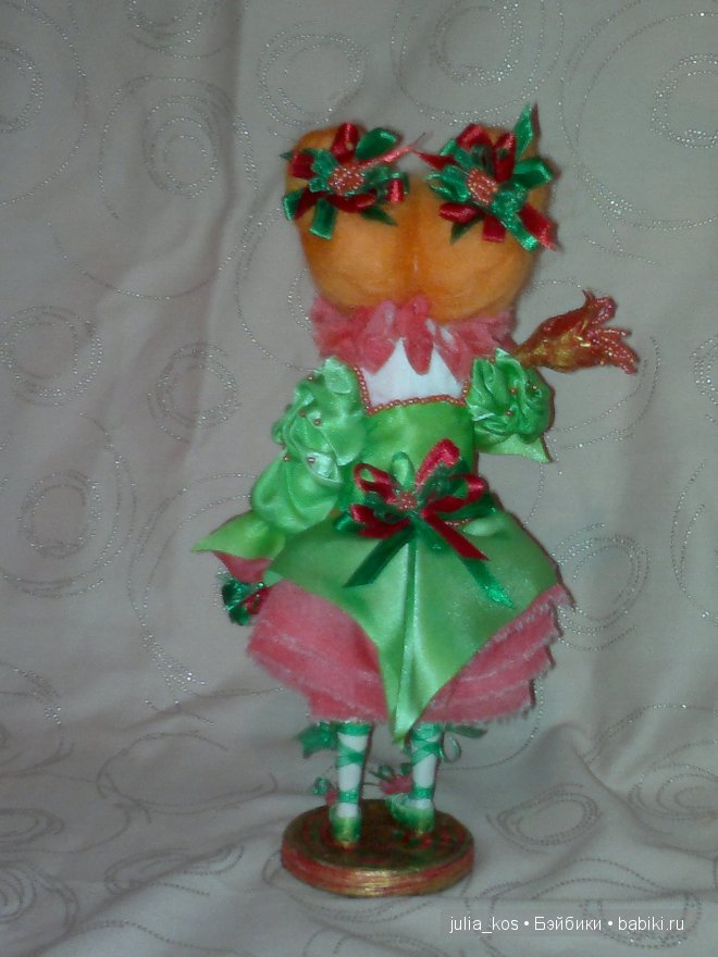 Мадмуазель Пион, авторская кукла (фото 3)